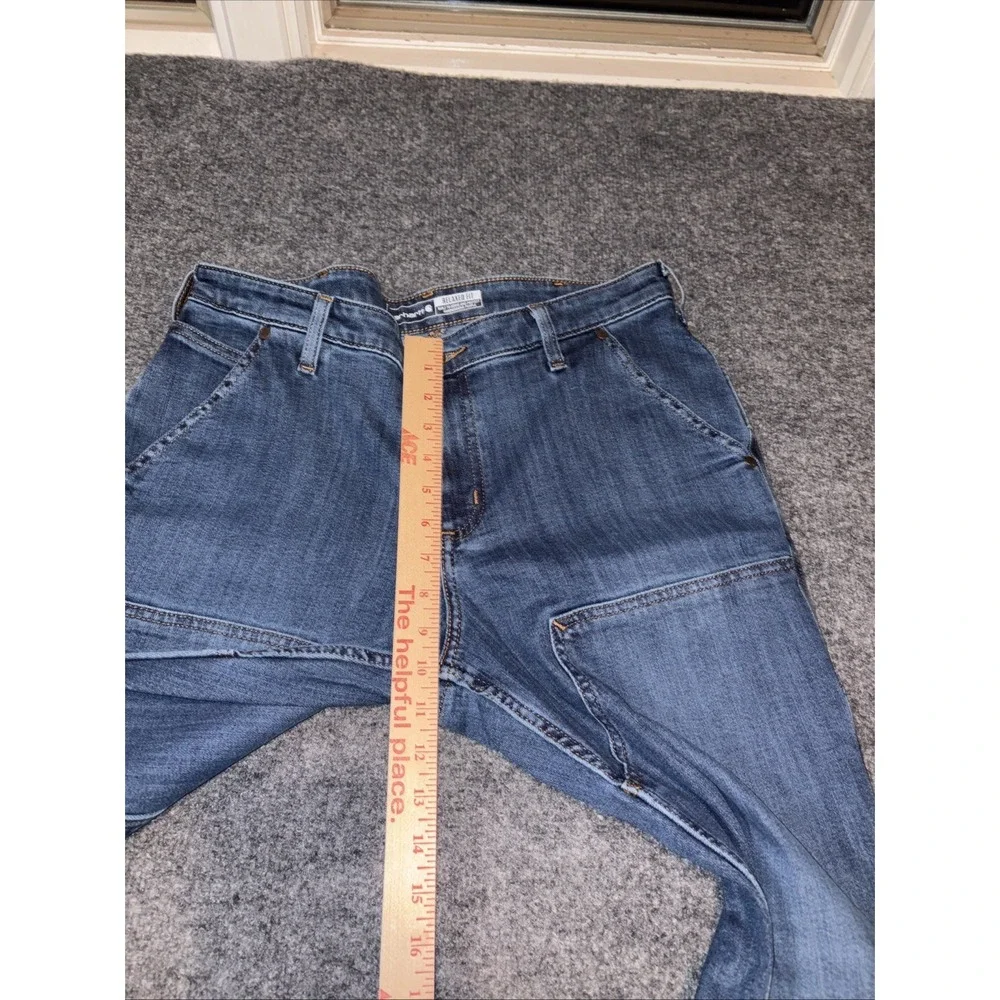Carhartt Rugged Flex Relaxed Fit Double-Front Jean Size 12 Regular BD5110-W - Picture 11 of 13
